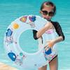 Mermaid children's swimming ring pink rainbow baby underarm swimming ring anti-rollover
