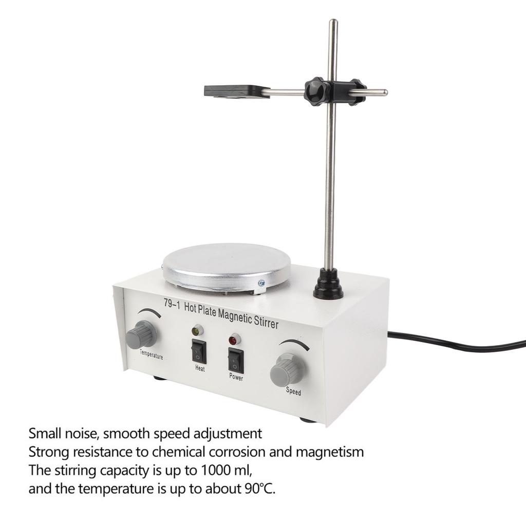 Professional Electric Laboratory Portable Heating Magnetic Liquid Stirrer Mixer MachineEU Plug 220V