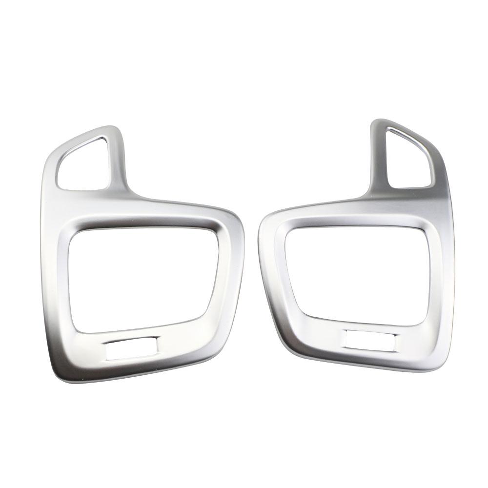 

Color My Life 2 шт./компл. автомобильный защитный чехол на вентиляционное отверстие кондиционера, наклейка на розетку для Jeep Compass 2017- chrome silver