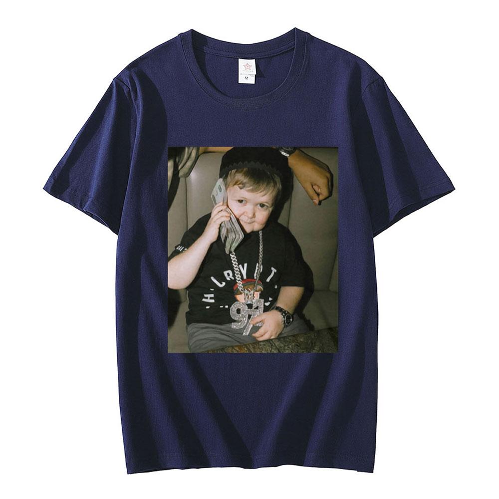 Hasbulla Fighting Meme Tshirt Mini Khabib Blogger Graphic Tshirts Unisex Women High Quality Oversized Tee Shirt Unisex Streetwear