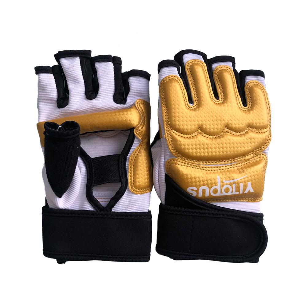 High Quality MMA Boxing Kyokushin Karate Taekwondo Gloves Martial Arts Hand Protector S золотой