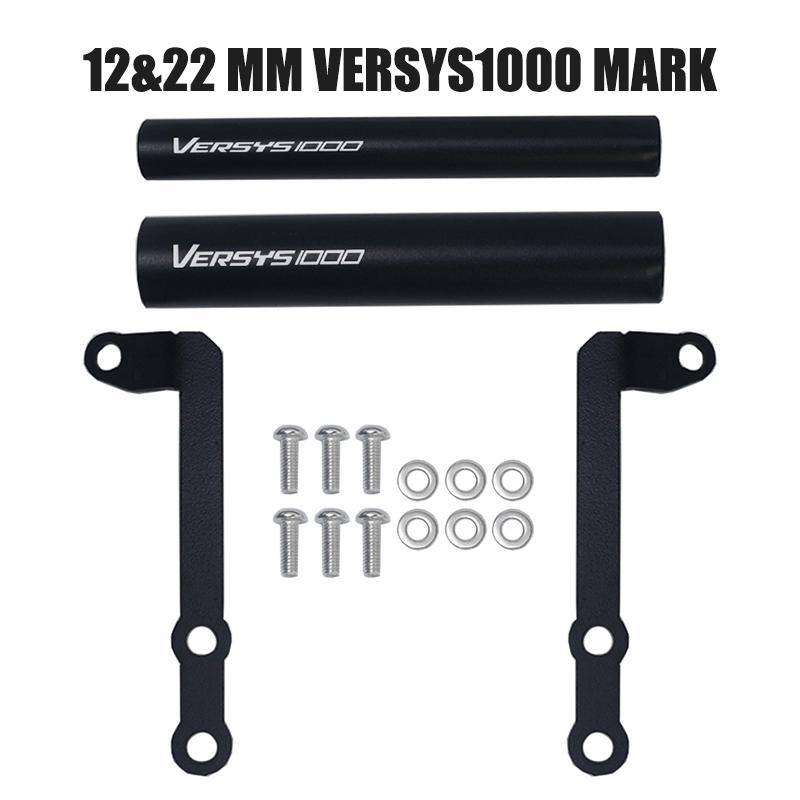 12/22MM Für Kawasaki Versys 1000 VERSYS1000 - Motorradzubehör Handyhalter Halterung GPS-Navigationsplatte Halterung