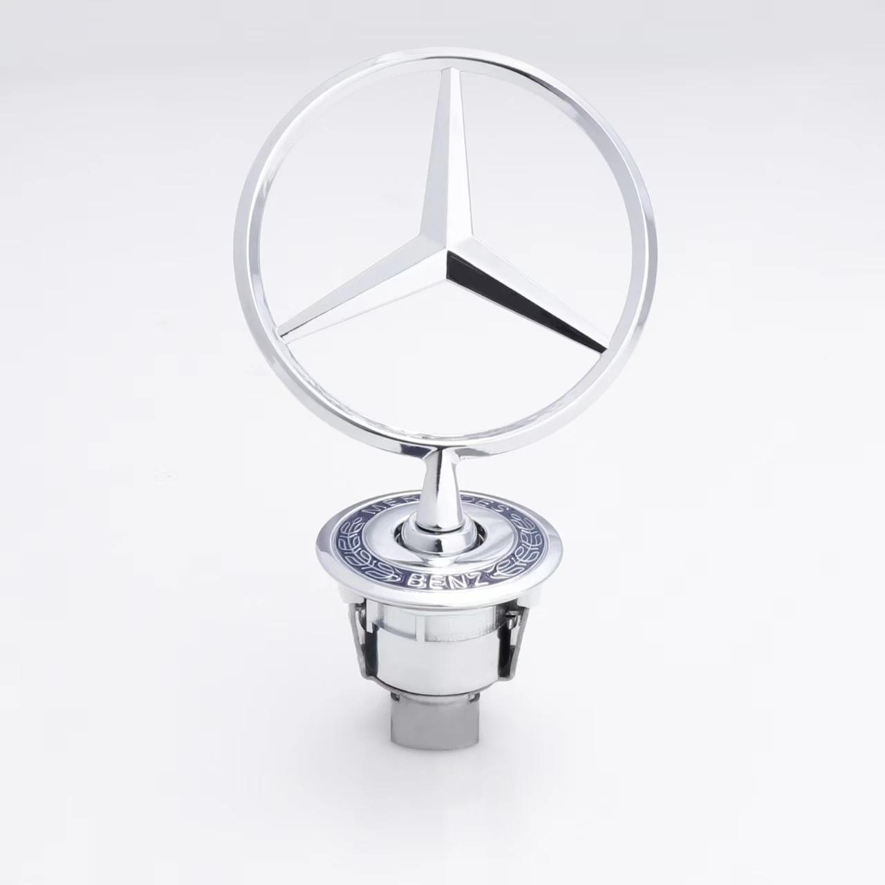 

Car Sticker Metal Star Bonnet Hood Logo Emblem Badge For Mercedes Benz AMG Maybach W204 W205 W203 W211 W212 W213 C180 C200 E200