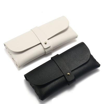 Okrągłe, przenośne, składane etui na okulary, miękka torba składana w kształcie trójkąta, wysokiej jakości magnetyczny pokrowiec na okulary.