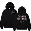 Sängerin Ariana Grande Musikalbum Grafik Hoodies Herren Damen Kleidung Mode Ästhetisch Sweatshirts Hohe Qualität Gemütlich Fleece Mit Kapuze