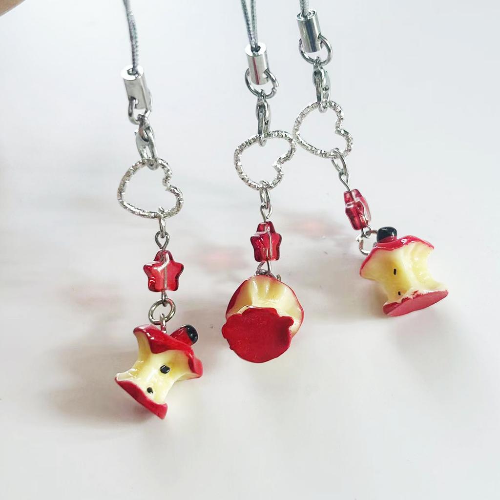 Fruit Key Ornament Unique Hanging Decors Delicate Fish Pendant Key Adornment Stylish Bag Charm for Various Occasion
