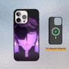 Custodia per Telefono Bleach Anime Aizen Per iPhone Magsafe Magnetica 17,16,15,14,13,12,11 Copertura Ricarica Wireless