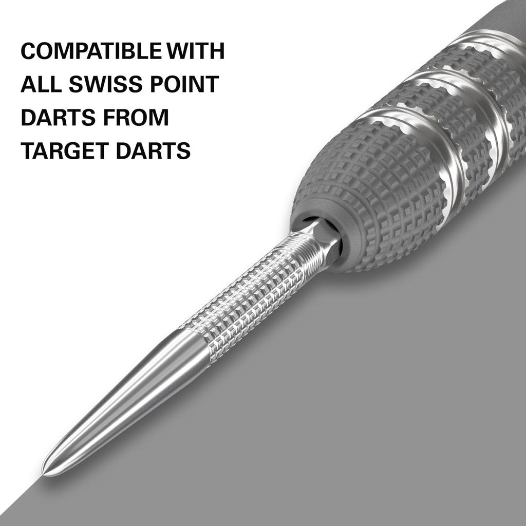 Target Darts Swiss Point GRD Silver 26mm Dart Point