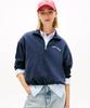 Sweatshirt Tamijinseu Varsity à demi-fermeture éclair (T32G1Tto30Twt1C1G)