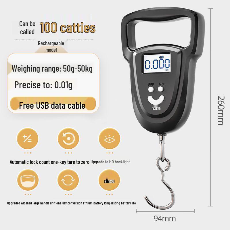 Cântar Electronic Portabil Compact de Înaltă Precizie