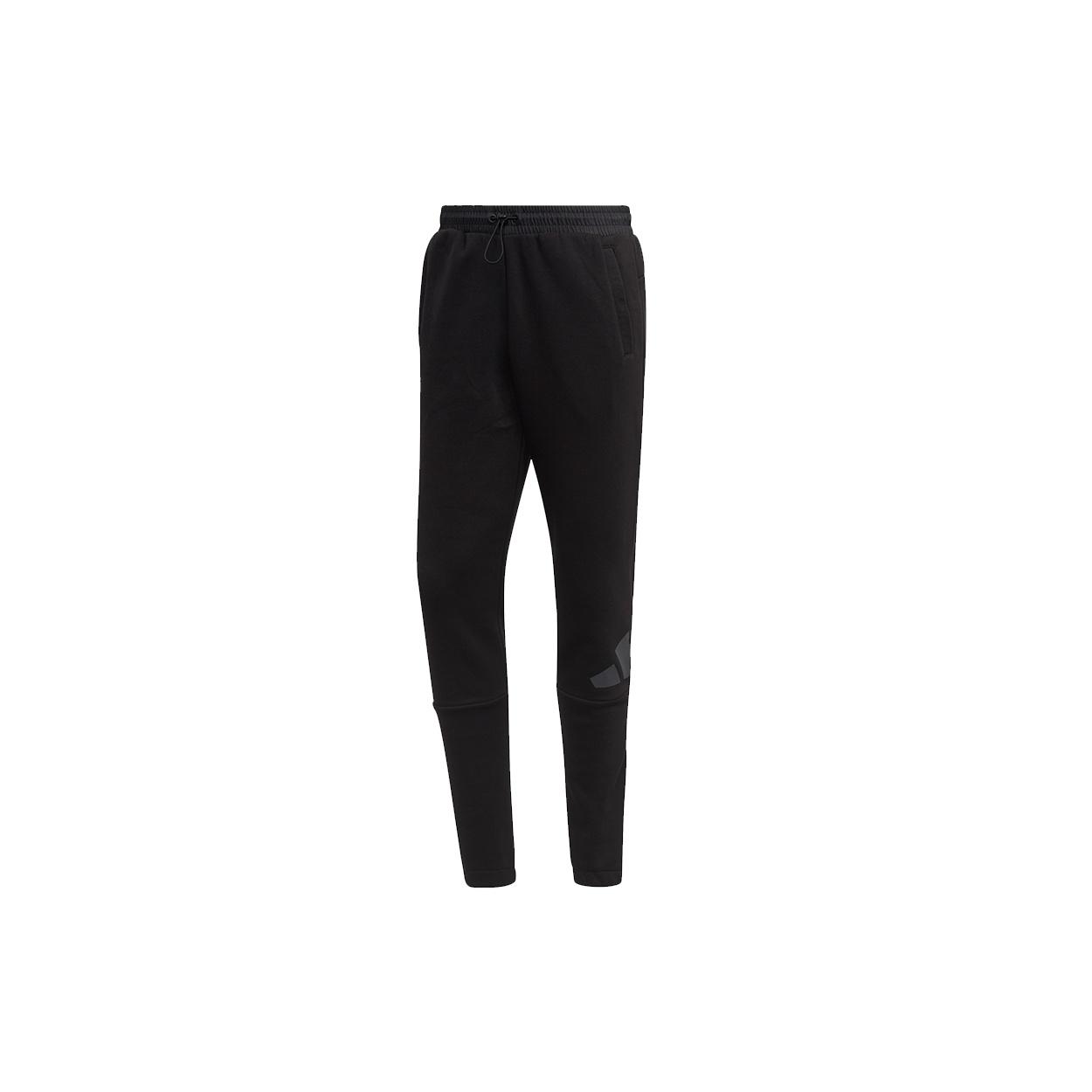 Men s adidas Logo Pant Contrasting Colors Large Logo Sports Pants/Trousers/Joggers Black HI1182 M