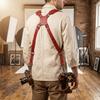 Professionelles Kamera-Geschirr Verstellbarer DSLR-Kameragurt Kamera-Doppelschultergurt Fotografen