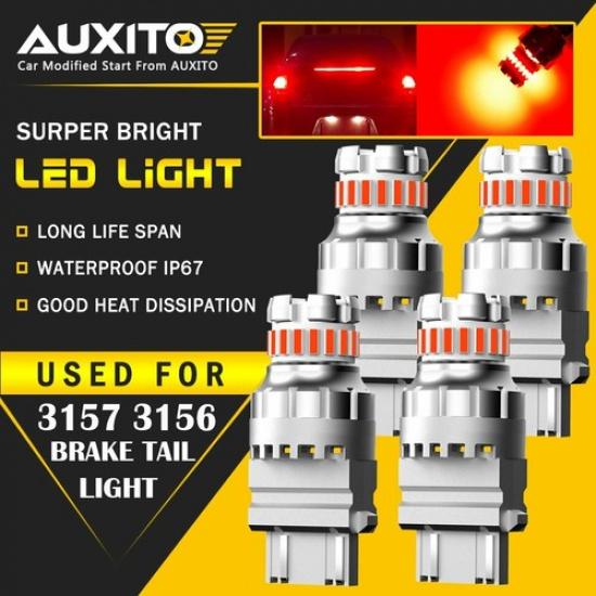 4X 3157 Красные Светодиодные Мигающие Стоп-Сигналы/Габаритные Огни A