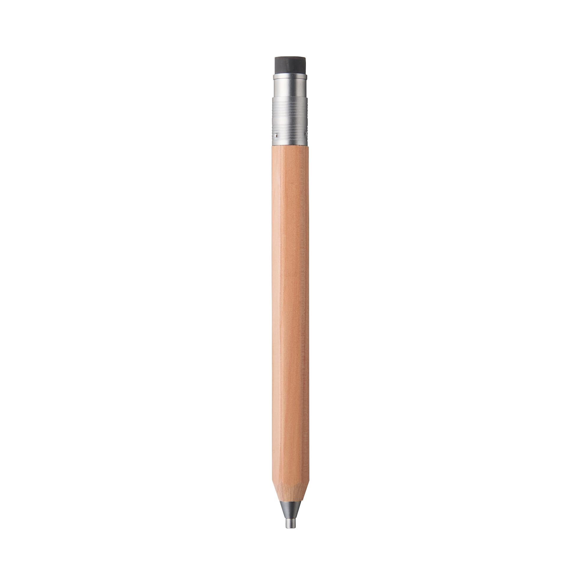MUJI Деревянный Механический x x 2 мм HB Натуральный (Мудзи Рёхин) Карандаш, 13,6 1,1 1,1 см, грифель, 44302163,
