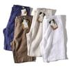 Natural Cool Feeling! Worsted 100 Linen! Foreign Trade Men's Japan Fashion Simple Sweat-Absorbent Breathable Straight Casual Shorts