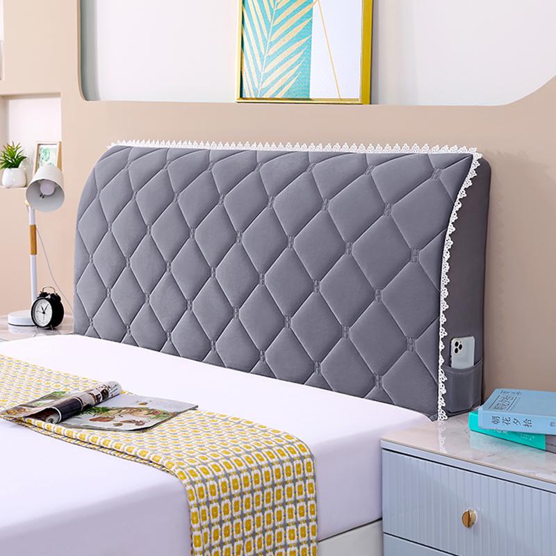 Lace Decorative Dustproof Cover Thickened Soft Bag Beautiful Universal Bedside Covers Multi Specifications Headboard Slipcover