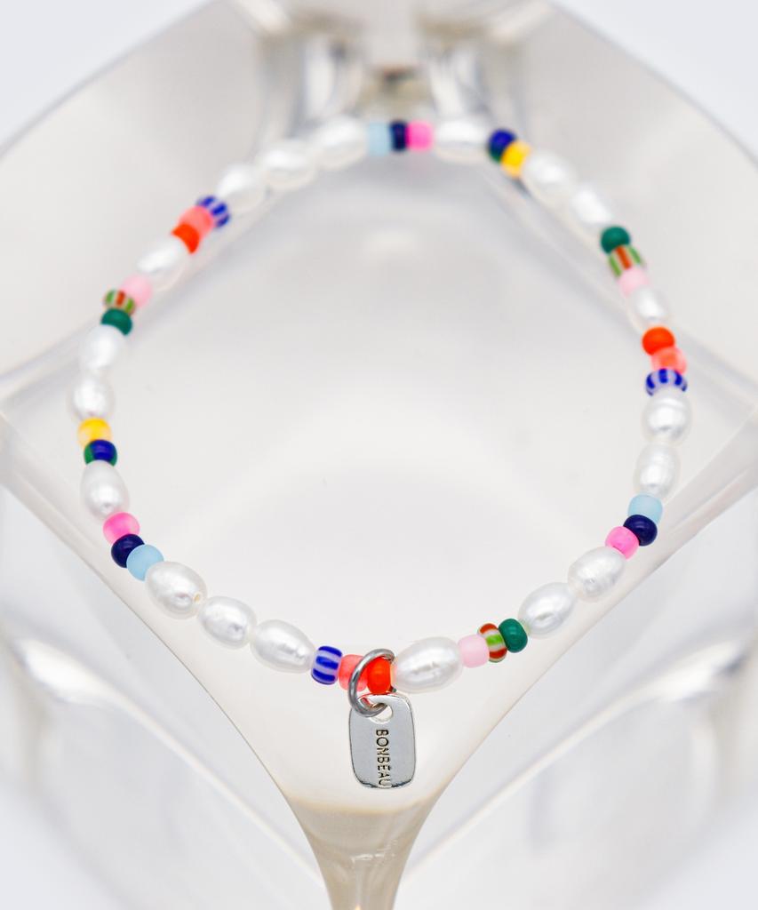 Bonbeau Freshwater Pearl Color Beads Bracelet 4Mm 5Mm
