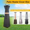 420D Pyramid Torch Patio Heater Cover with Zipper for 90"H x 23"L x 23"W