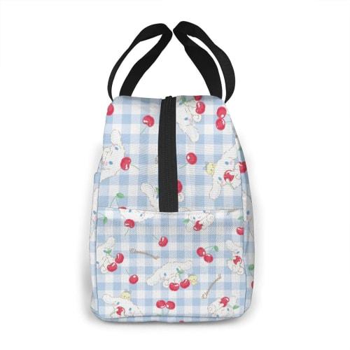 Cinnamoroll Lunch Bag, Insulated, Zippered, Compact, Portable, Insulated Lunch Bag, Soft Cooler Bag, Tote/Eco Bag, Unisex, for Commuting, School, and