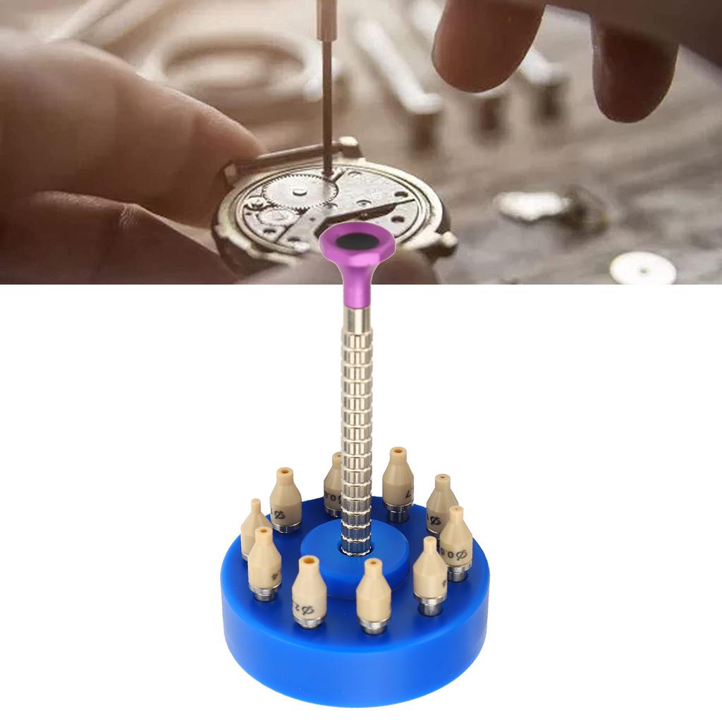 Watch Hands Fitting Tool 10 Sizes Setting Press Presser Setter Watch Needle Installation Tool for Watchmaker