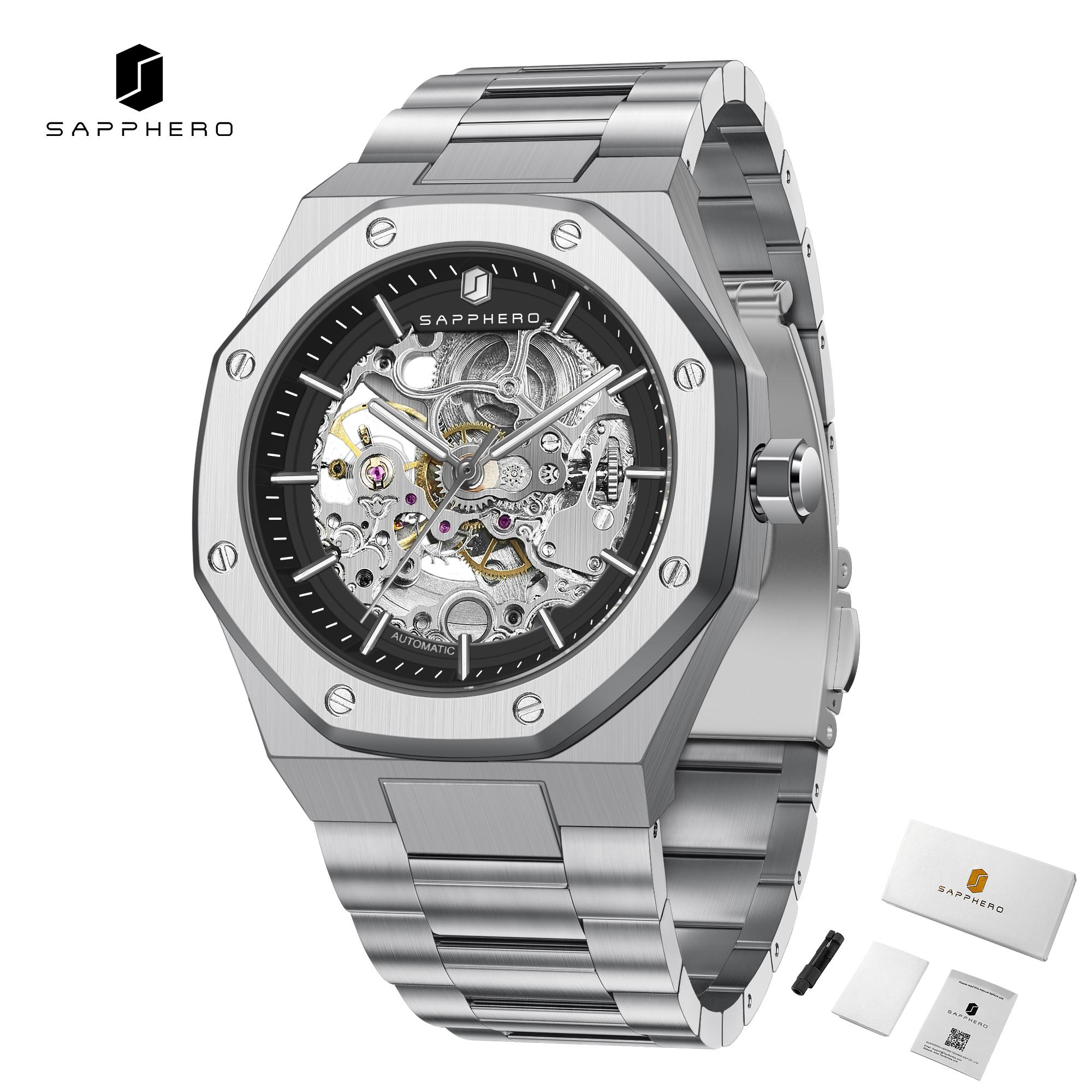 SAPPHERO SO2113 Automatic Mechanical Skeleton Watch