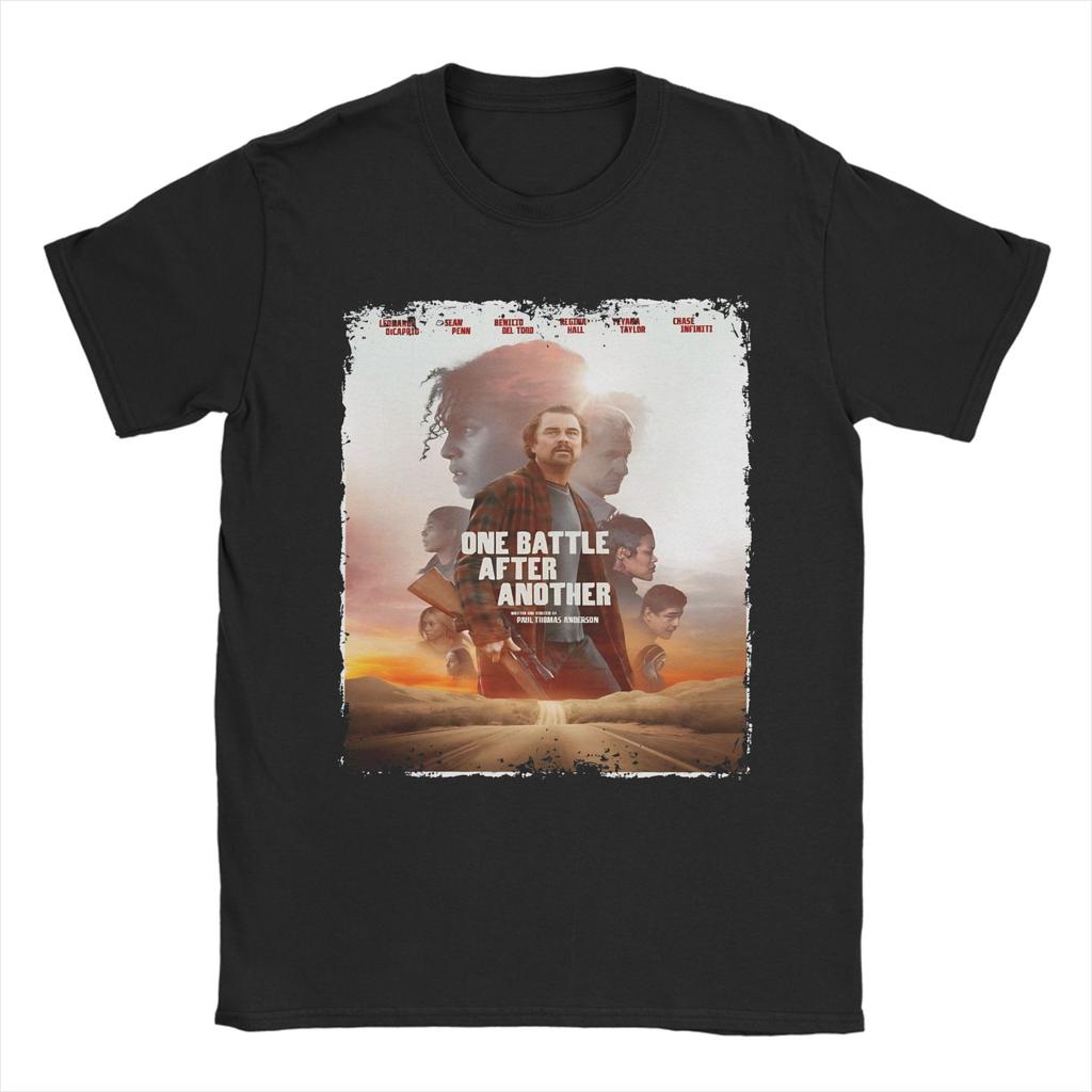 One Battle After Another T Shirt Summer Hipster T-Shirts Man Cotton O-Neck Plus Size Tees Short-Sleeve Y2K Basic Tshirt