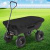 Outdoor Waterproof Wagon Cover for Garden Dump Cart 59 by 37 Inch Collapsible Heavy Duty Nylon Dustproof Cover