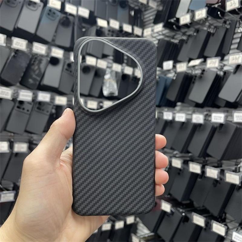 For Huawei Pura 80 Pro Case Aramid Carbon Fiber For MagSafe Magnetic Case Thin Carbon Cover Metal Lens Frame Phone Shell