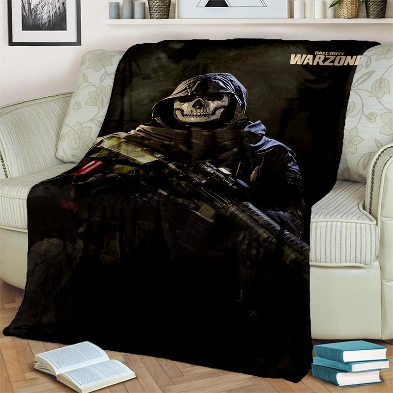3D Call of Duty,COD Game, Gamer HD Blanket,Soft Throw Blanket for Home Bedroom Bed Sofa Picnic Travel Office Cover Blanket Kids