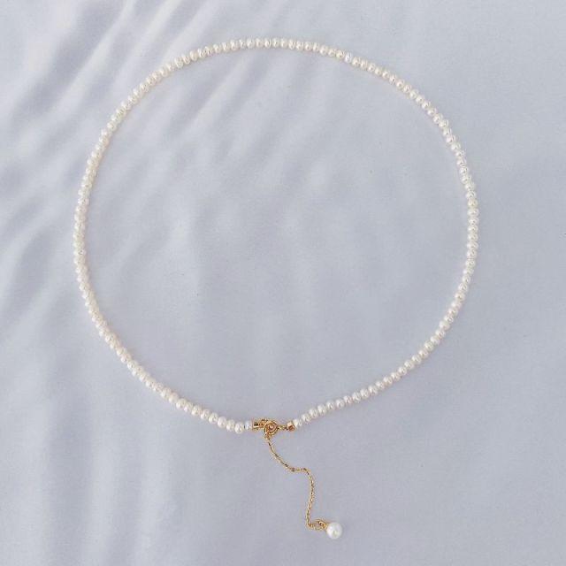 

100% стерлингового серебра 925 пробы с жемчужным кулоном ожерелье для женщин высокое ожерелье женское свадебное изящное ювелирное украшение 40 см ожерелье