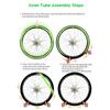 Ultralätt Cykel Innerslang 700c 18 25 28 32 Landsväg MTB Cykel TPU Material Däck 60mm 80mm Längd Fransk Ventil Superlätt Elcykel Kit