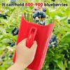 Portable Blueberry Harvester Lightweight Berry Picker Tool Rake Comb Collection Scoop with Comfort Handle for Orchard Garden Fruit Picking