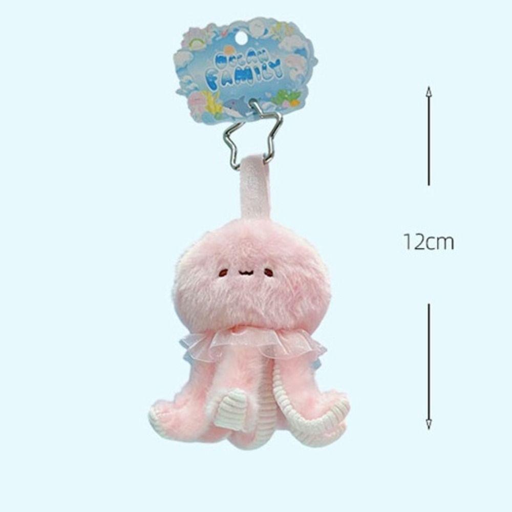 Soft Plushie Shark Seal Keychain Stuffed Animal Turtle Keychain Ocean Animal Plush Backpack
