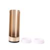 Semi-open Guitar Slide Bar with 2 End Ring Metal Finger Sleeve Adjustable Width Guitar Slide for Electric & Acoustic Guitar
