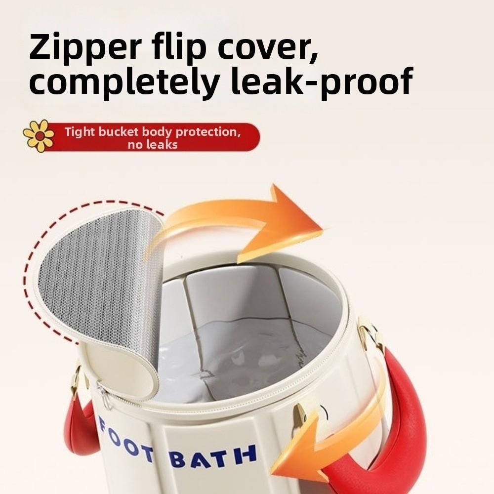 Cartoon Collapsible Foot Bath Thickened Foldable Tub Cute Foot Soaking Bucket  Winter Season