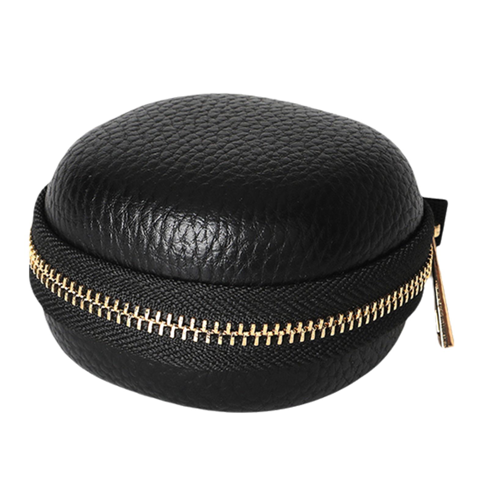 

Чехол для хранения наушников из искусственной кожи, пылезащитный, с сетчатыми карманами, противоударный для наушников iFLYBUDS Nano+ чёрный