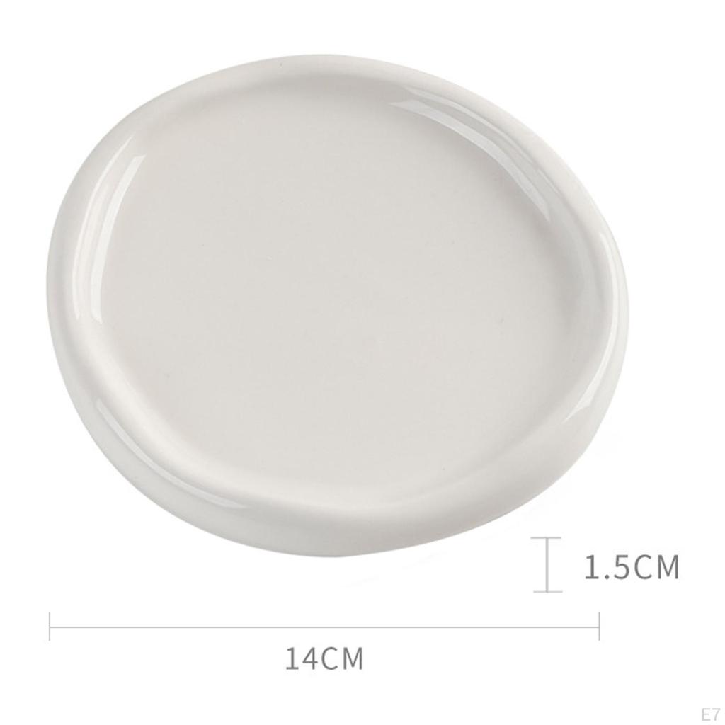 Ceramic Jewelry Dish Organizer Modern Style Tray Plate for Daughter