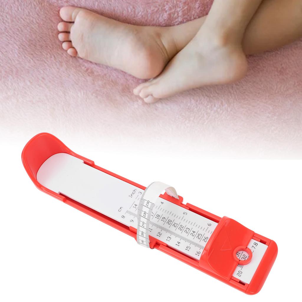 Foot Measurement Device for Baby Accurate Lightweight Kids Foot Length Measure Gauge Home Foot Measuring Ruler Sizer