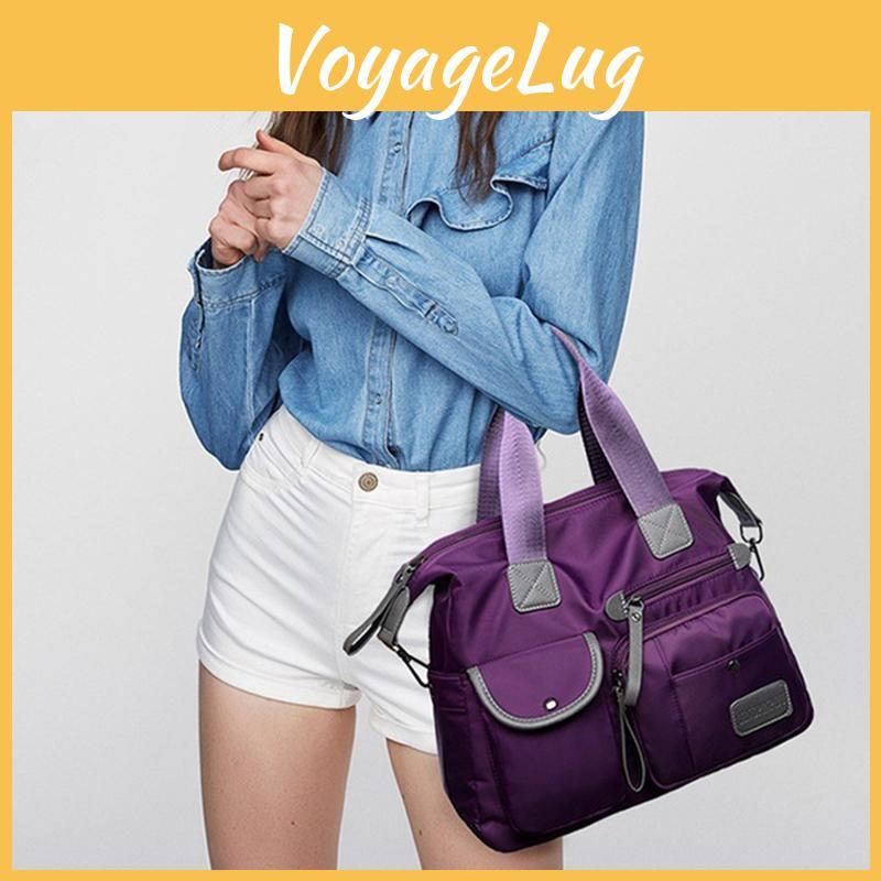Stylish Women Waterproof Nylon Shoulder Bags With Large Capacity And Timeless Design