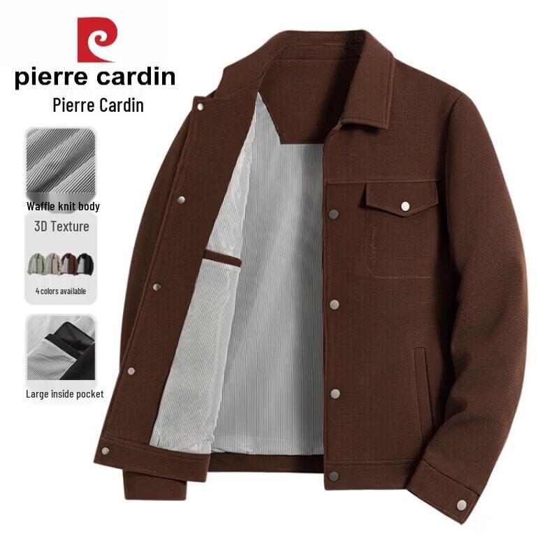 Pierre Cardin Men's Fleece-Lined Windproof Casual Jacket