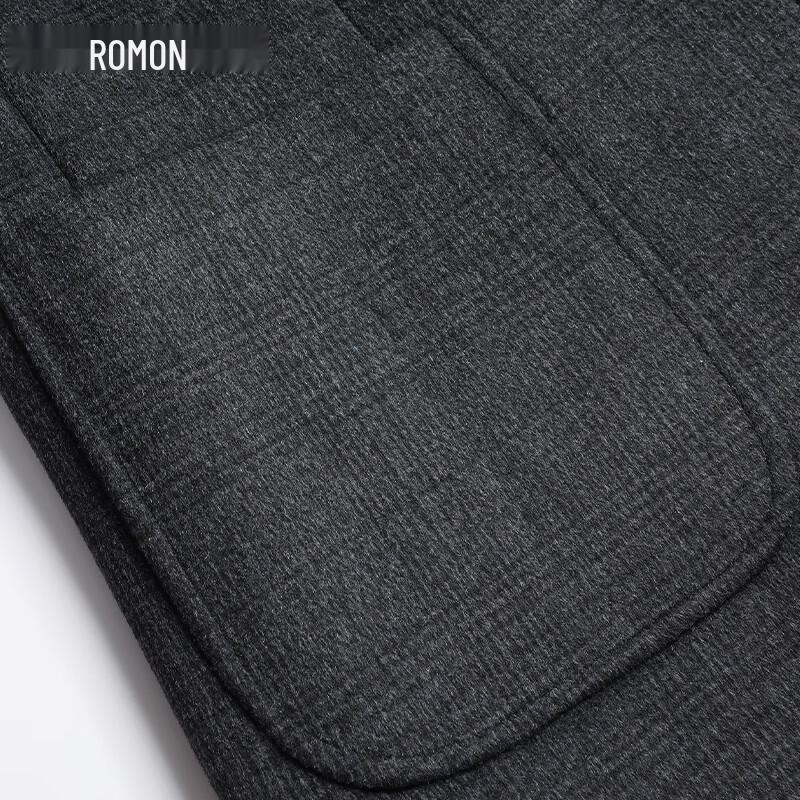 Romon Men's Wool Blend Business Casual Suit Blazer