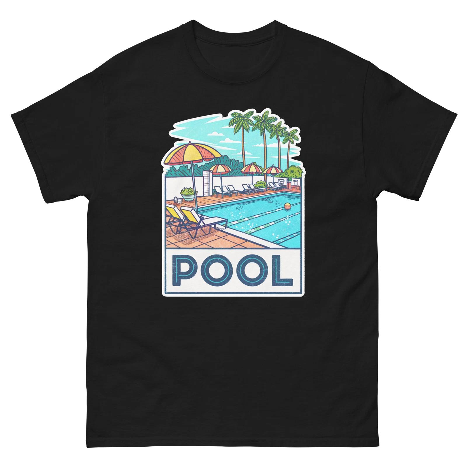 Pool at Hotel Hotel Item Travel Motel T-Shirt S