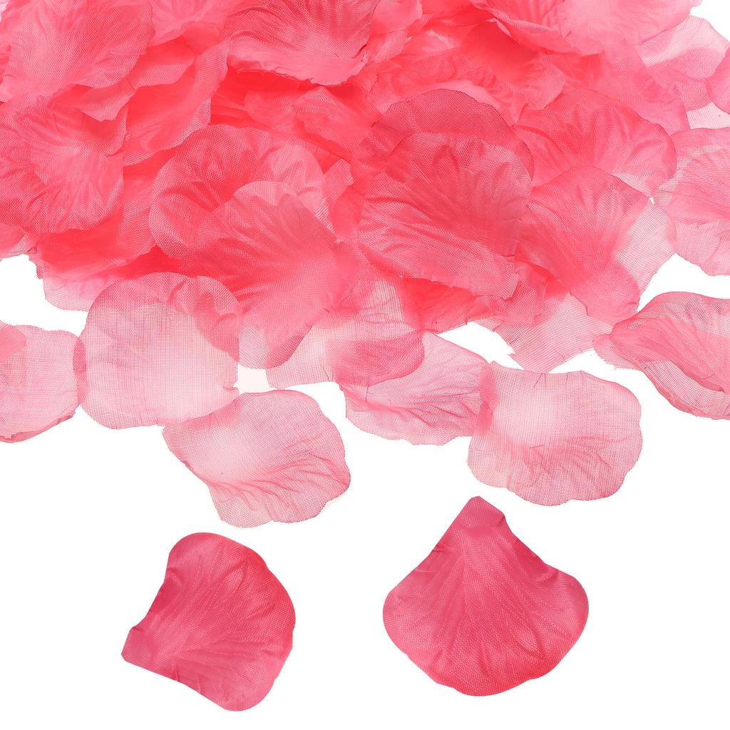1000Pcs Artificial Rose Petals Fake Flowers Silk Petal Decoration Supplies for Romantic Night Wedding Party Event Decor