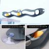 Cat Toy Cat Boredom Relief Toy Cat Track Ball Toy with Suction Cup for Boredom Relief Stress Reduction Wall Mount Hollow Wavy