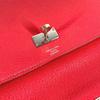 HERMES Kelly wallet Long wallet Long Wallet Chevre RedBased/SilverHardware