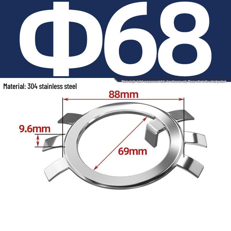 65MN Manganese 304 Stainless Steel Six-Claw Anti-Loosening Lock Nut Washer