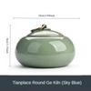 Ceramic Little Tea Caddy Chinese All Kinds of Tea Storage Box Crude Pottery Canister Container for Puer Tea Modern Style