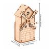 Pinwheel Music Box Wind-up DIY Craft Kit Educational for Children