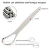 Stainless Steel Tongue Scrapers Tongues Cleaner for Adults Kids Portable Tongue Coating Remove Mouth Cleaner Cleaning Tools