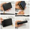 Women’s Zipper Short Wallet Crocodile Embossed PU Leather Large Capacity Card Holder Coin Purse Zip Around Wallet
